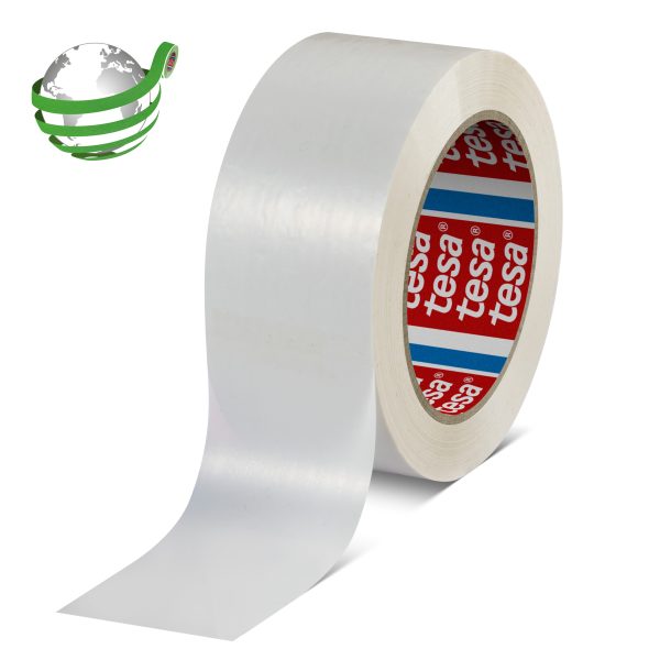 PET-pakkausteippi TESA® 60418 50mm x 132m, PCR kierrätysmuovi - Image 3