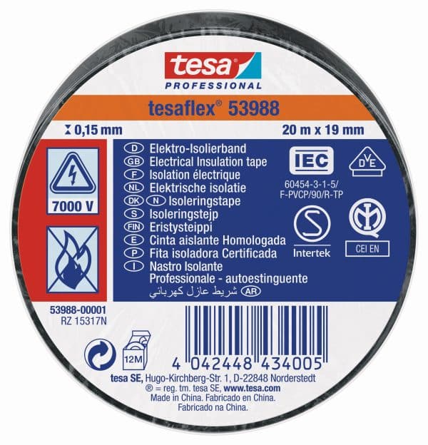 Eristysteippi/sähköteippi TESA® 53988
